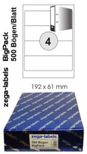 2.000 Ordnerrücken Etiketten
