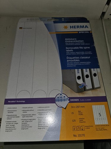 Herma ordnerrücken etiketten - ordnerrücken,