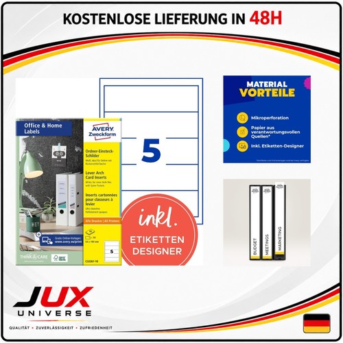 Ordnerrücken einsteckschilder - ordnerrücken,