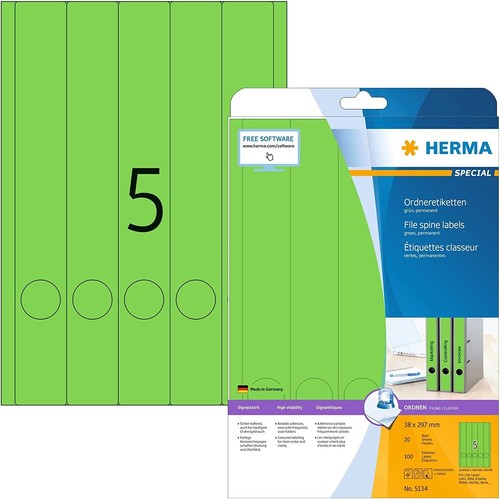 Herma 5134 ordnerrücken - 5134,