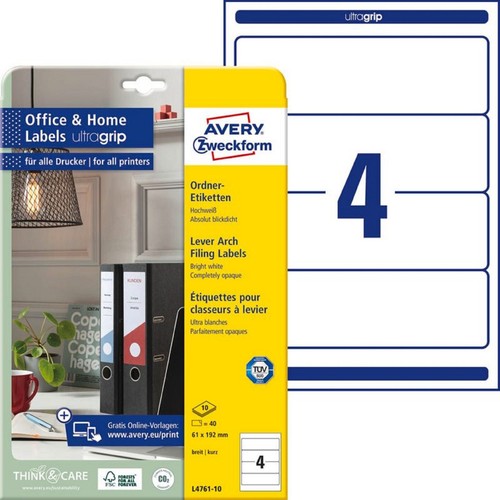 Avery zweckform ordnerrücken - avery,