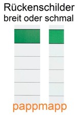 Rückenschilder für Ordner 5
