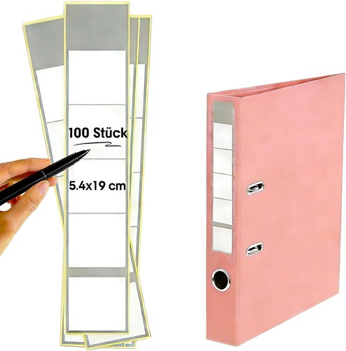 100 stk ordner etiketten - 100,
