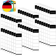 100 Stück Ordner Etiketten