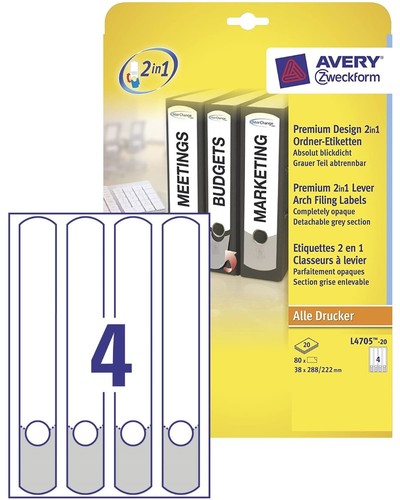 Avery 80x ordner - avery,