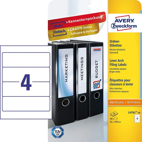 Avery zweckform ordnerrücken - zweckform,