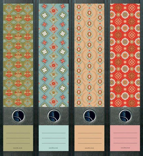 Ordnerrücken pattern muster - i,