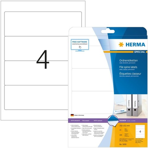 Herma 5095 ordnerrücken - 5095,